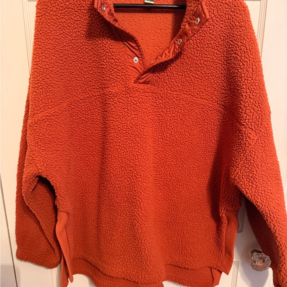 Cozy Burnt Orange Women's Sweater